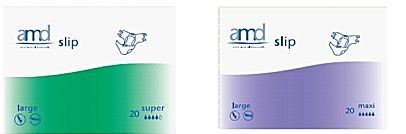 Упаковка памперсов для взрослых AMD slip (старый дизайн)